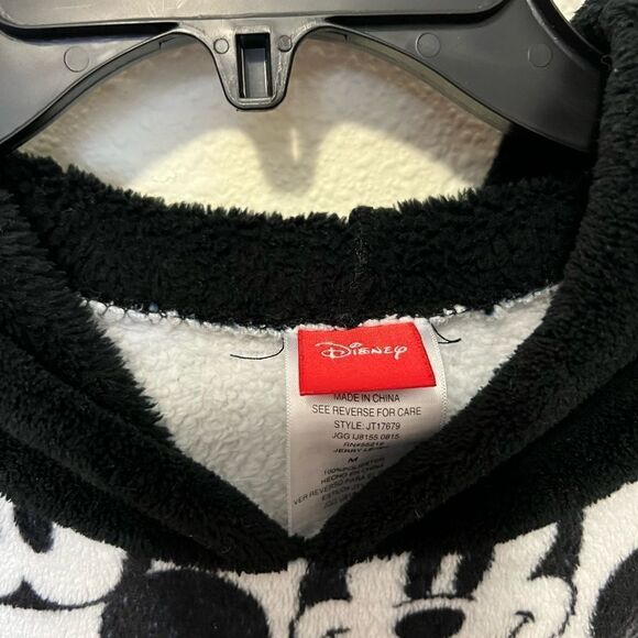 Disney Jerry Leigh  black /white Girl hoodie size M - Picture 5 of 6